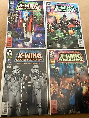 Buy Star Wars X-Wing Rogue Squadron Warrior Princess 1-4 SET DARK HORSE COMICS • 15£