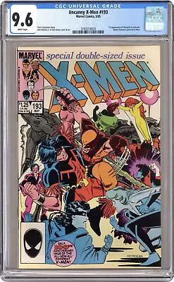 Buy Uncanny X-Men #193 CGC 9.6 1985 3743314020 • 104.84£