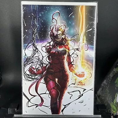 Buy Captain Marvel 8 In-Hyuk Lee Unknown Comics Virgin Carnage-ized Variant 2019 • 15.49£