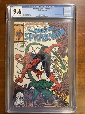 Buy Amazing Spider-man 318 CGC 9.6 Todd Mcfarlane OW/White Pages • 62.13£