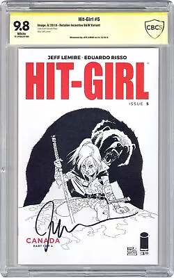 Buy Hit-Girl #5B Risso B&W Variant CBCS 9.8 SS 2018 19-3F8A529-089 • 63.68£