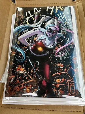 Buy Harley Quinn #31 Clayton Crain Virgin Masquerade Variant Ltd 444 Nm Nycc • 62.13£