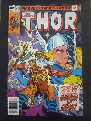 Buy Thor #294 FN/VF Origin Of Odin!! 1980 Marvel Comics.  • 3.88£