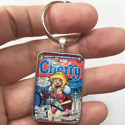 Buy Cherry #10 Cover Pendant With Key Ring And Necklace Comic Book Jewelry Poptart • 12.07£