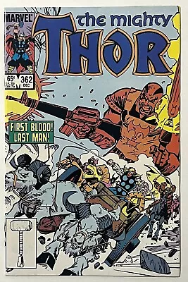 Buy Thor #362 - Marvel Comic 1985 - VF+ - KEY - Death Of Executioner • 5.01£