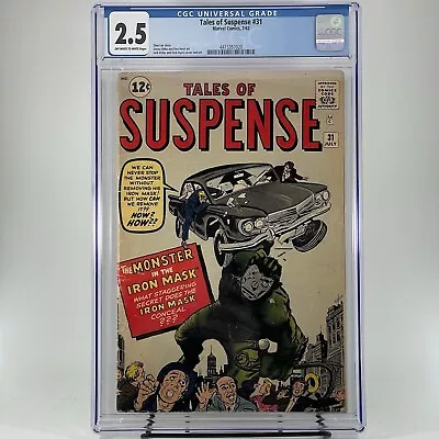 Buy Tales Of Suspense #31 Cgc 2.5 (1962) 1st Appearance Of Dr. Doom Prototype • 232.97£