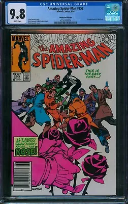 Buy Amazing Spider-Man #253 ⭐ CGC 9.8 NEWSSTAND ⭐ 1st Rose! UPC Marvel Comic 1984 • 193.38£