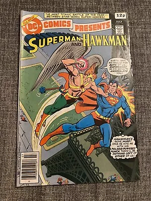 Buy DC Comics Presents #11 Superman & Hawkman Bronze Age DC Comics  • 4£