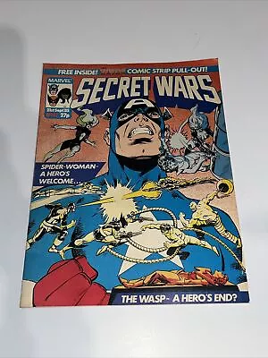 Buy Marvel Super Heroes Secret Wars #12 1985 Free Zoids Pullout Uk Comic Book • 18£