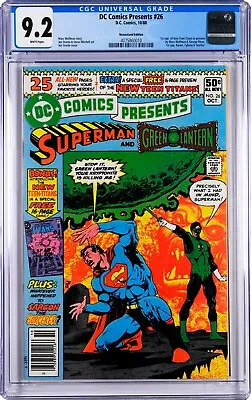 Buy (CGC 9.2) DC Comics Presents #26 10/80 [Newsstand Edition] • 280.08£
