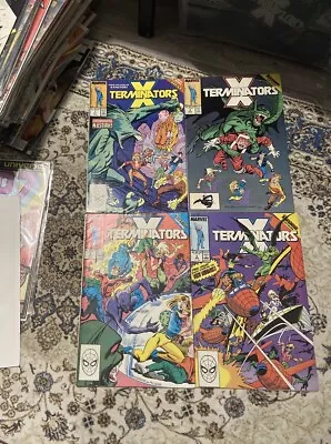 Buy X-terminators #1 2 3 4 Inferno New Mutants Complete Marvel 1988 Set Full Run 1-4 • 10£