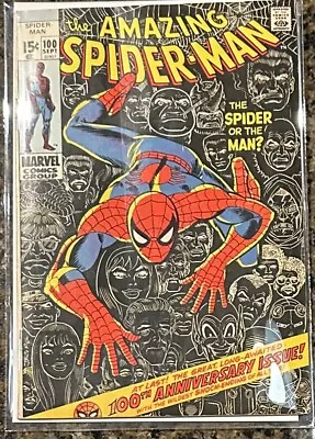 Buy Amazing Spider-Man #100 (1971) ~ 100th Anniversary Issue / Classic Romita Cover! • 155.31£