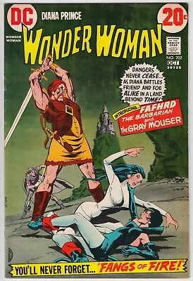 Buy Wonder Woman #202 F/VF 1st App Fafhrd And Gray Mouser Vs Catwoman DC Comics 1972 • 17.08£