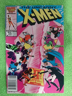 Buy UNCANNY X-MEN #208 VF : Canadian Price Variant Newsstand : Combo Ship RD3068 • 1.88£