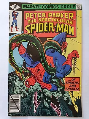 Buy SPECTACULAR SPIDER-MAN # 33 (LIZARD & IGUANA Apps. AUG 1979) VF • 11.95£
