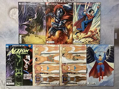 Buy Action Comics #1056 Set Of 7 1:25 Lopez Swimsuit Superman Variant Dc Comic Ba • 12.81£
