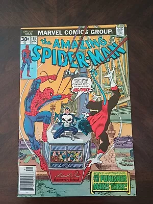 Buy Amazing Spider-Man 162 NEWSSTAND 1st  Jigsaw Punisher App Bronze Age 1976 Nice! • 38.11£