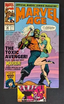 Buy Marvel Age #98 Marvel Comics  First Appearance Toxic Avenger • 19.42£