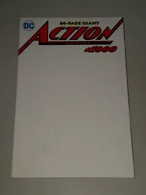 Buy Action Comics #1000 Blank Variant June 2018 80 Page Giant Dc Comics • 7.99£