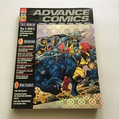 Buy Vintage Advance Comics Magazine July 1993 Uncanny X-Men/Deathmate Cover Issue 55 • 9.28£