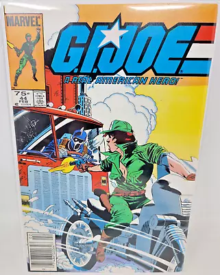Buy G.I. JOE: A REAL AMERICAN HERO #44 1986 Marvel 8.0 Newsstand Mike Zeck Cover Art • 9.31£