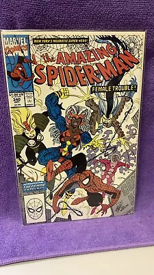 Buy Amazing Spider-Man #340 1st App Of The Femme Fatales 1990 Marvel Bagged Boarded • 3.70£