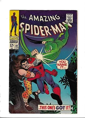 Buy Amazing Spider-Man 48 Fine/Very Fine [1967] Vulture 2 + Kraven The Hunter • 95£