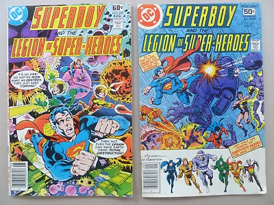 Buy Superboy & Legion Of Superheroes #242 & 243, Aug 76 (52p.) & Sep 76 (44p.), F/VF • 11.65£