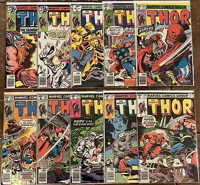 Buy Mighty Thor #281-290 Marvel Comics Lot • 62.13£