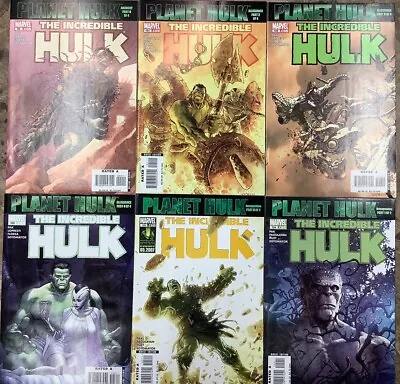 Buy The Incredible Hulk: Planet Hulk  99, 101-105 Marvel 2006/07 Comic Books • 12.42£