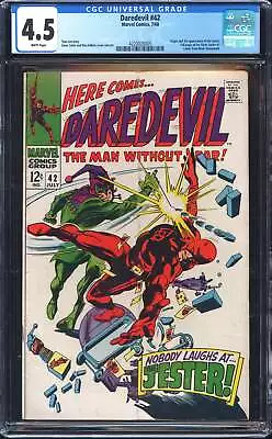 Buy Daredevil 42 CGC 4.5 WHITE PAGES • 53.92£