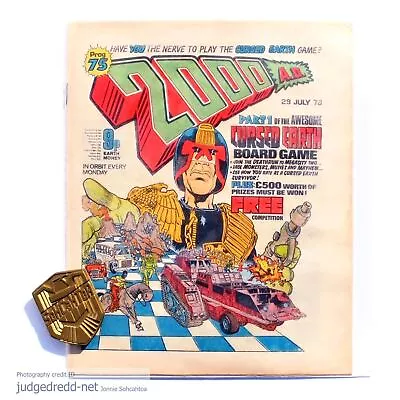 Buy 2000AD Prog 73-78 Dan Dare Mutiny Judge Dredd Banned 1st Robohunter 15 7 78 1978 • 263.53£