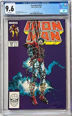 Buy Iron Man #232 CGC 9.6 White. Classic Barry Windsor-Smith Cover!! • 65£