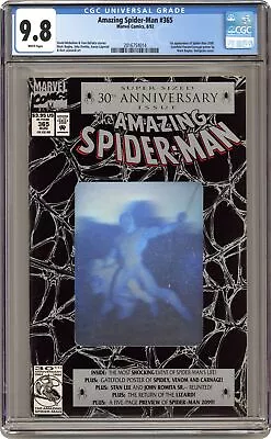 Buy Amazing Spider-Man #365D CGC 9.8 1992 2016754014 1st App. Spider-Man 2099 • 159.20£