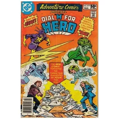 Buy Adventure Comics #479 Newsstand  - 1938 Series DC Comics Fine Minus [u/ • 2.83£