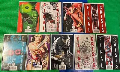 Buy DC Comics Final Crisis 1-7 + Variants; Signed JG Jones, 9 Issue Lot, TS108 • 31.06£