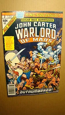 Buy John Carter Warlord Of Mars Annual 2 *nice Copy* Edgar Rice Burroughs Bronze Age • 3.07£