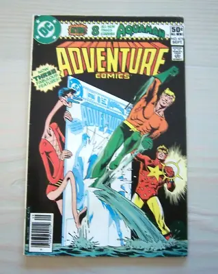 Buy Adventure Comics #475 Starring Aquaman / Plastic Man - DC  - Very Nice Cond 1980 • 4.62£