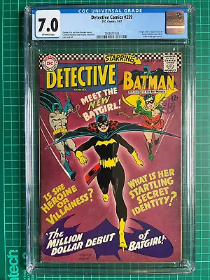 Buy Detective Comics #359 CGC 7.0 FN/VF 1st Appearance New BATGIRL DC January 1967 • 521£