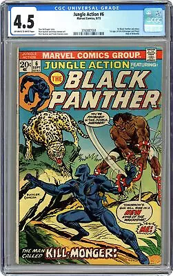 Buy Jungle Action #6 CGC 4.5 1973 3760887004 1st App. Erik Killmonger • 100.96£