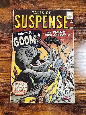 Buy 💥 Tales Of Suspense #15 ( Mar, 1961) - Taped • 93.19£