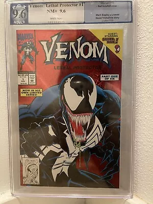 Buy Venom Lethal Protector #1 1993 Red Marvel Comics PGX CGC 9.6 NM 1st Solo Series • 59.01£