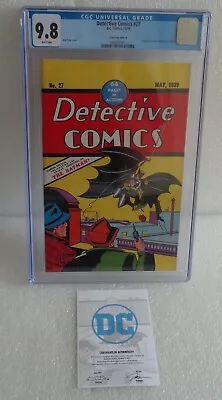 Buy 2018 Dc Batman Detective Comics #27 Cgc Graded 9.8 Comic Book Loot Crate Edition • 232.97£