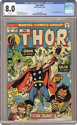 Buy Thor #239 CGC 8.0 1975 3955700007 • 60.58£