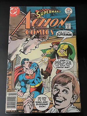 Buy SUPERMAN'S ACTION COMICS Issue #468 February 1977, Superman Battles Terra-Man  • 10.10£