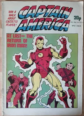 Buy Captain America #53 Marvel Comics UK 1982 Dazzler, Thor, Iron Man • 3.07£