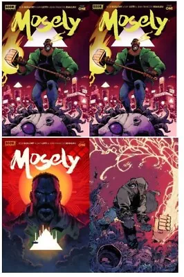 Buy Mosely #1 (boom,2023)  All 3  Regular & 1 Foil Cover - Lot Of 4 Copies • 11.64£