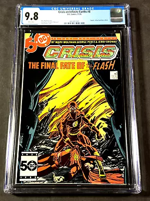 Buy Crisis On Infinite Earths #8 CGC 9.8 1985 4451817005 Death Of Flash • 77.66£