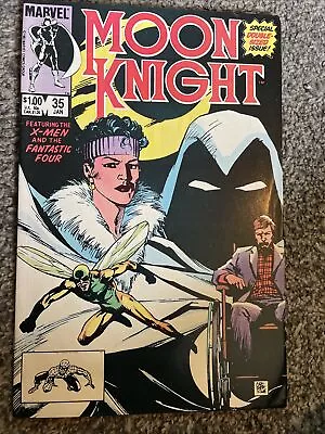 Buy Moon Knight 35 Bronze Age Featuring The X-Men And The Fantastic Four 1984 Marvel • 7£