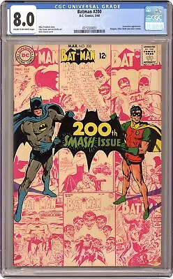 Buy Batman #200 CGC 8.0 1968 4315559001 • 267.93£